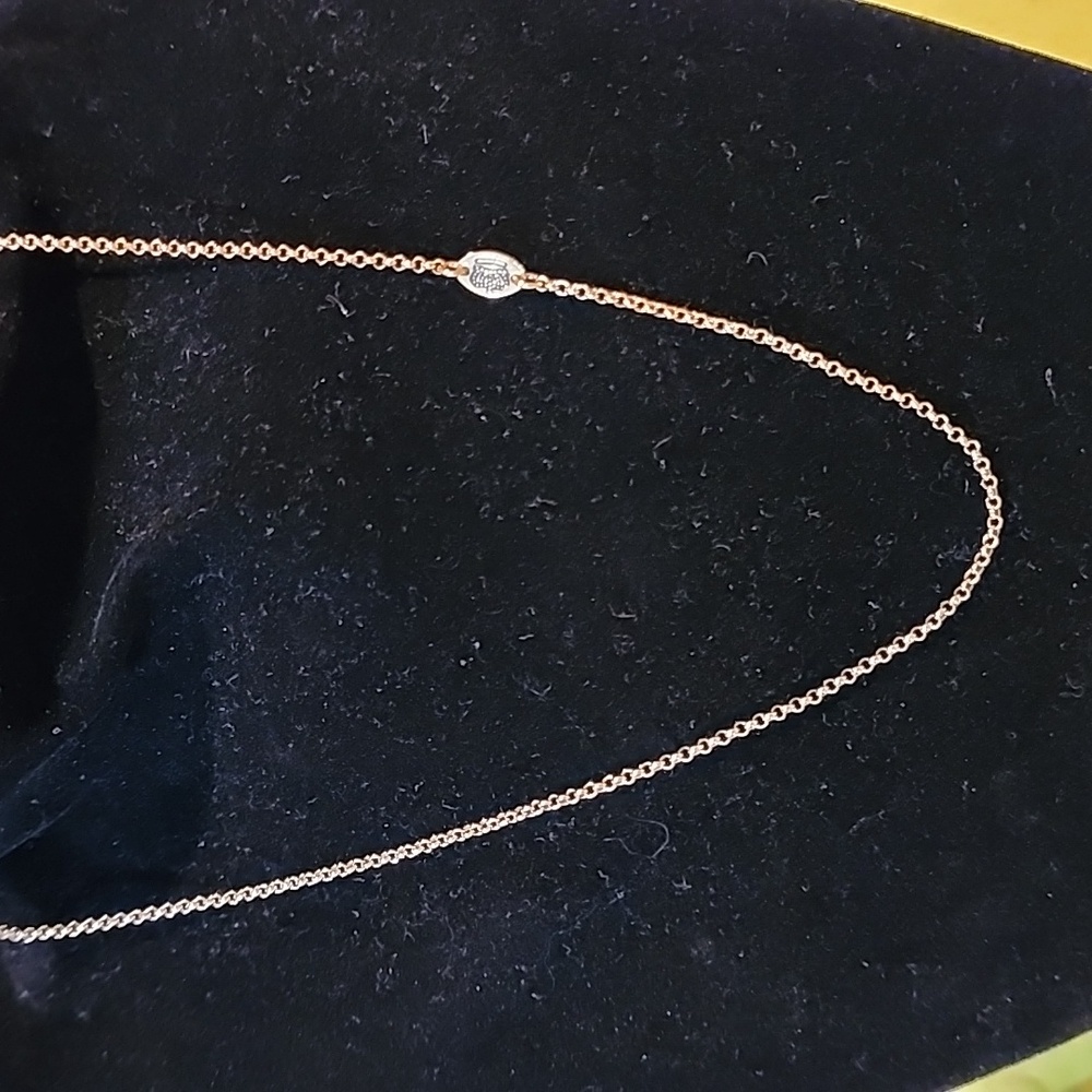 JUICY COUTURE Goldtone Necklace 16" plus 2" extender